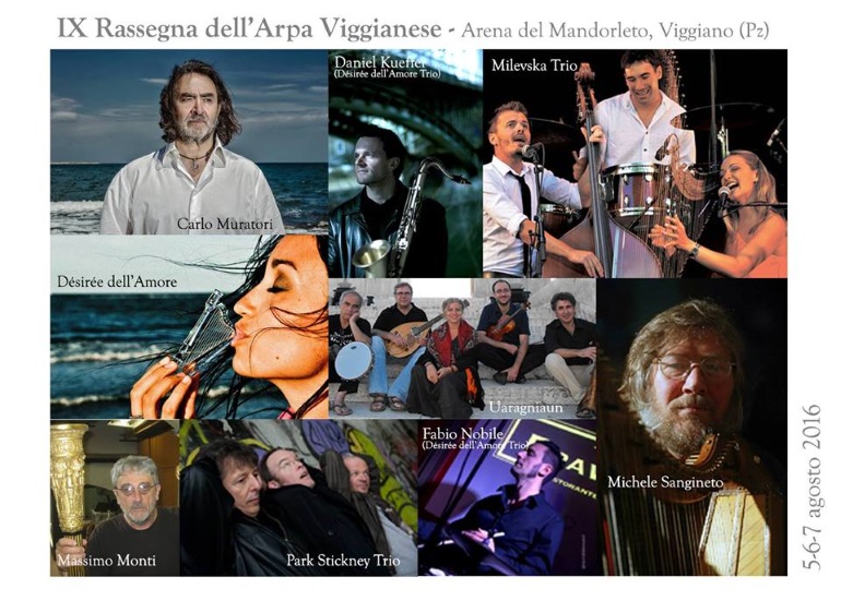 IX RASSEGNA DELL’ARPA VIGGIANESE - dal 5 al 7 agosto 2016 a Viggiano rassegna arpa viggianese 2016
