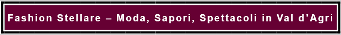 Fashion stellare in val d'Agri banner