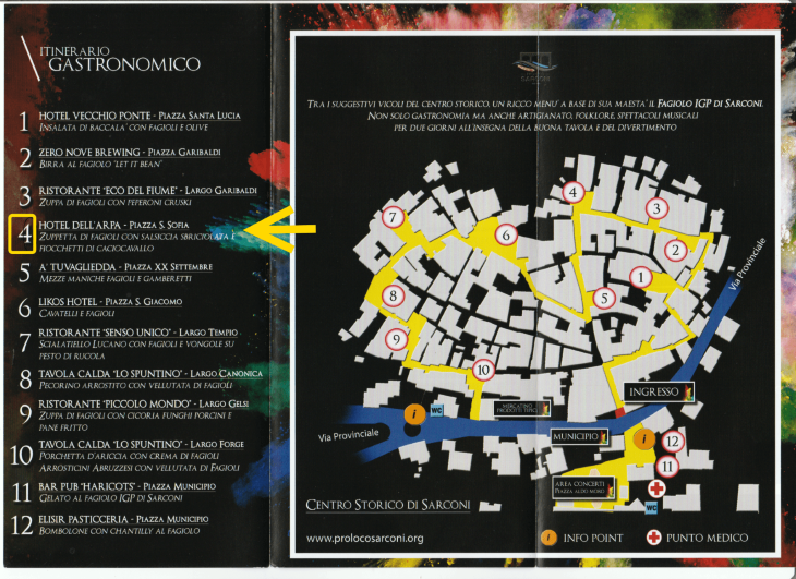 itinerario gastronomico sarconi l 