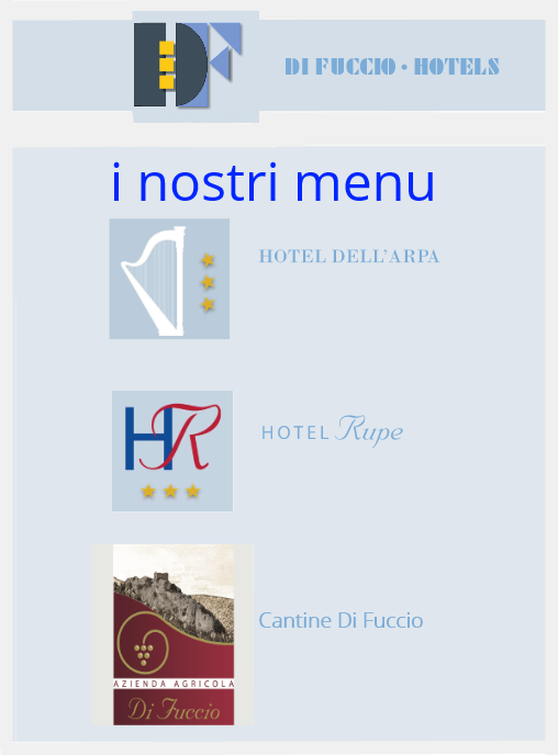 menu per modulo con scritta grey new